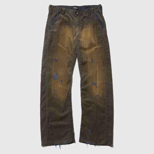 vintage broken dust jeans