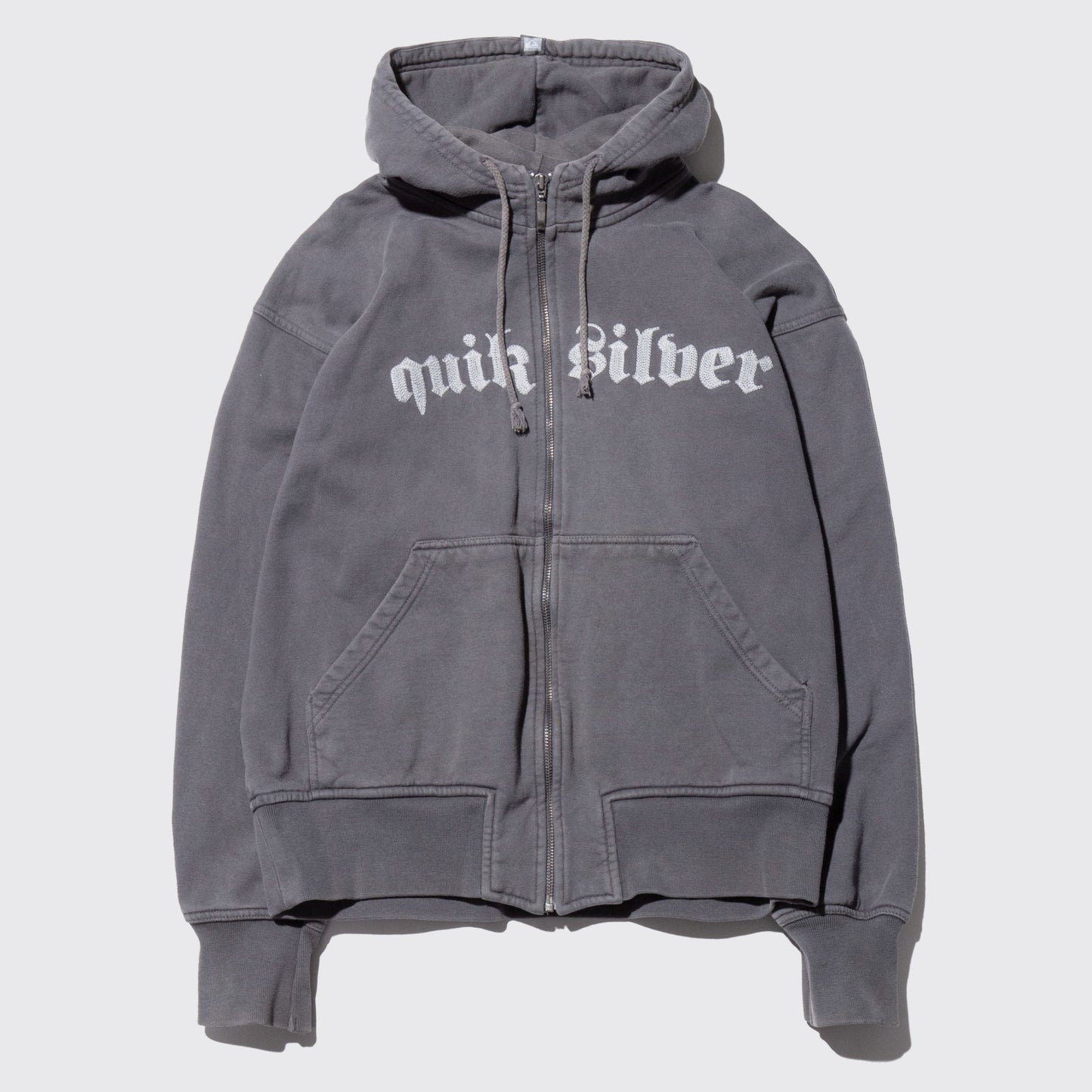 vintage quik silver fade zip hoodie