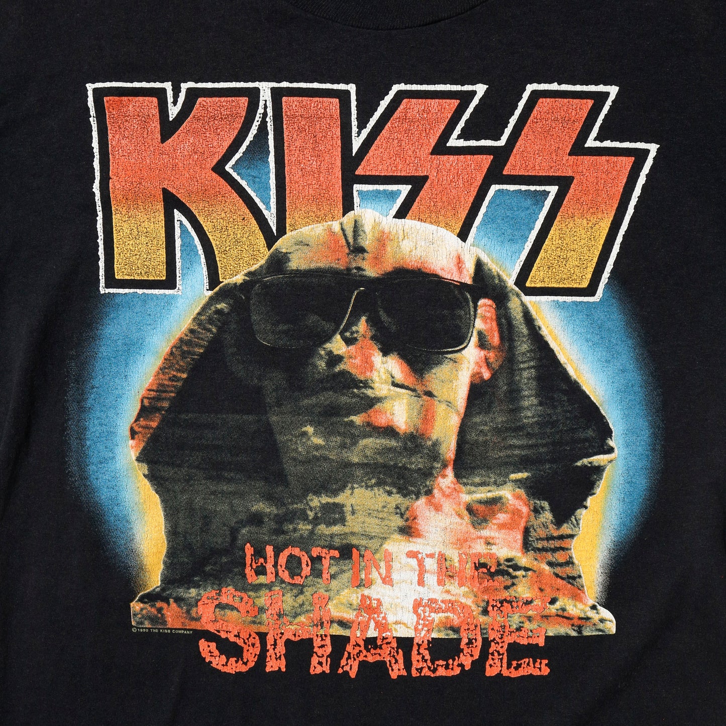 vintage 1990's KISS "hot in the shade" tour t-shirt