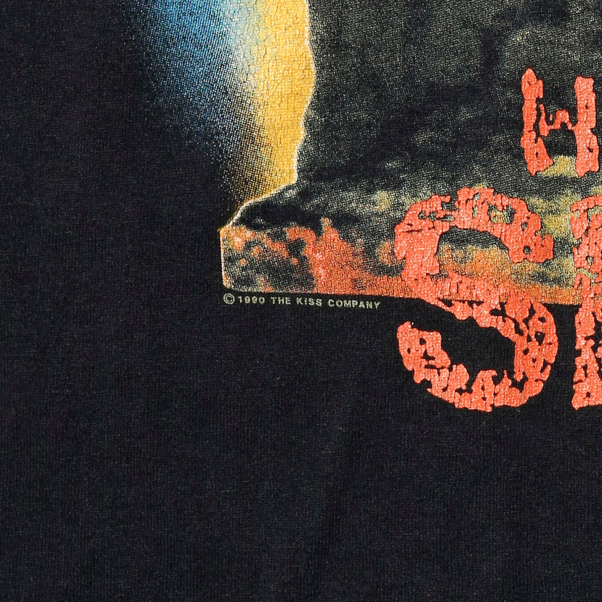vintage 1990's KISS "hot in the shade" tour t-shirt