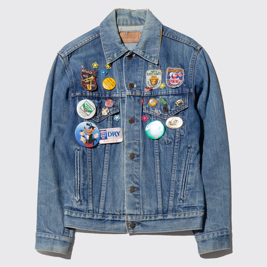 vintage custom trucker jacket