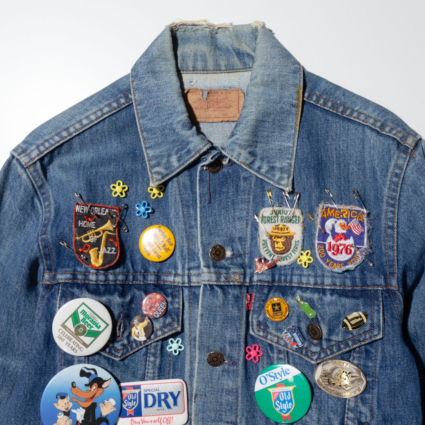 vintage custom trucker jacket