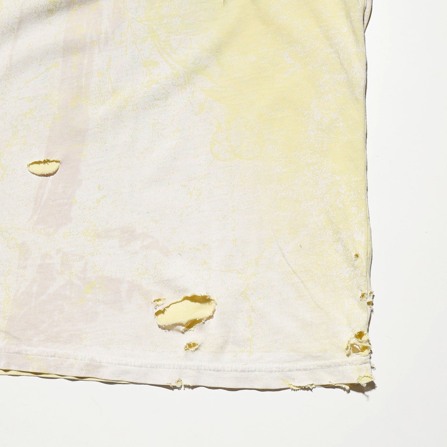 *one-off layered sleeve cross broken l/s