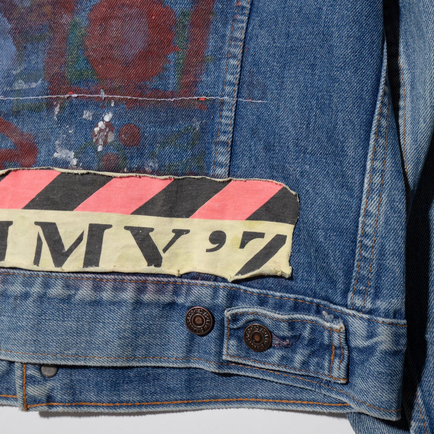 vintage custom trucker jacket