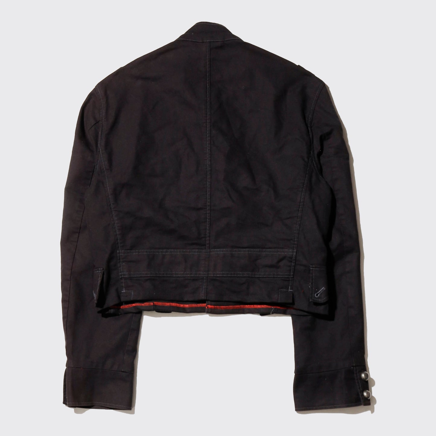 vintage cropped officer jacket