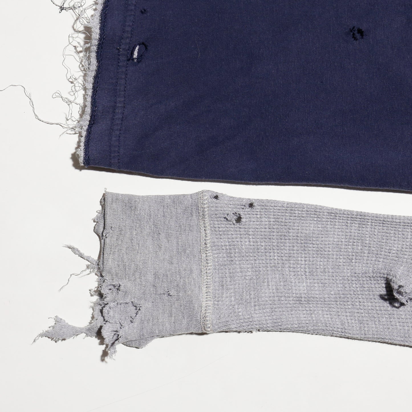 *one-off layered sleeve skull broken l/s