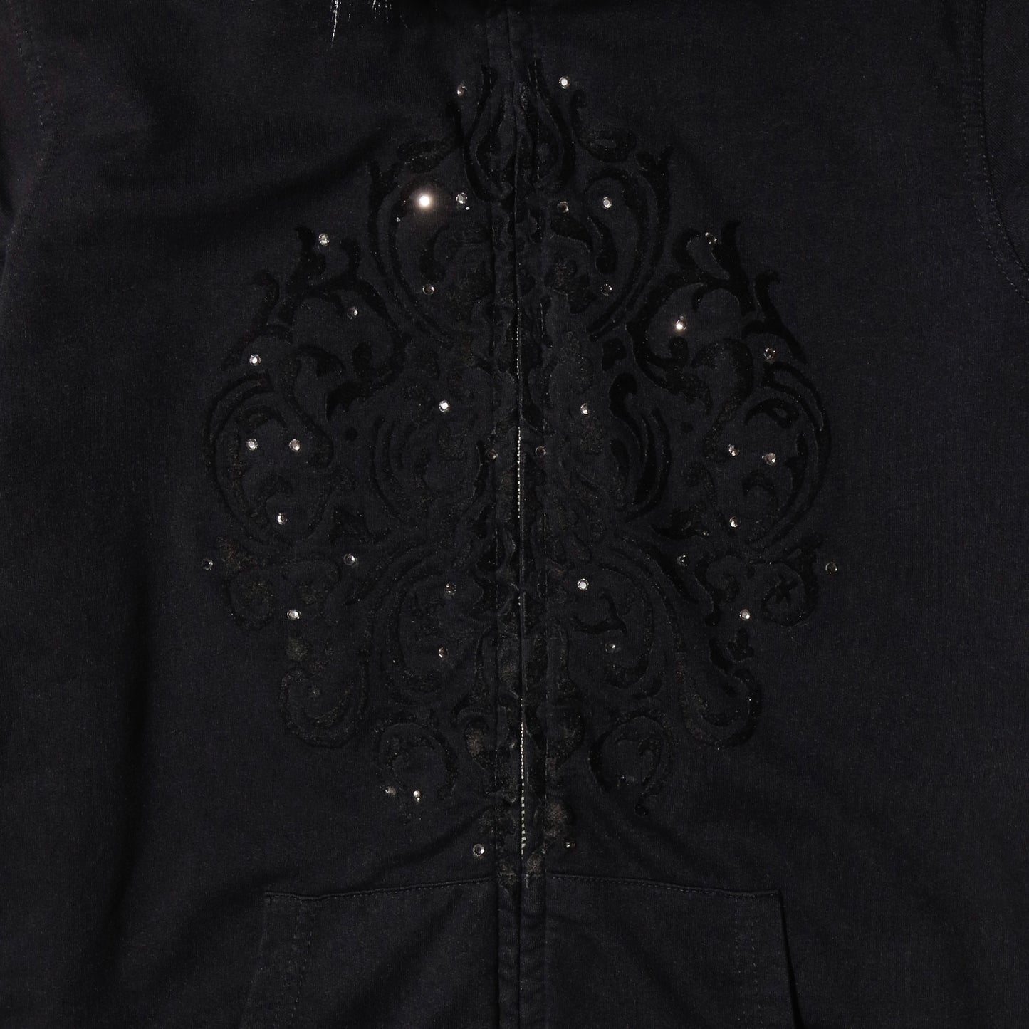 vintage fur collar damask jacket