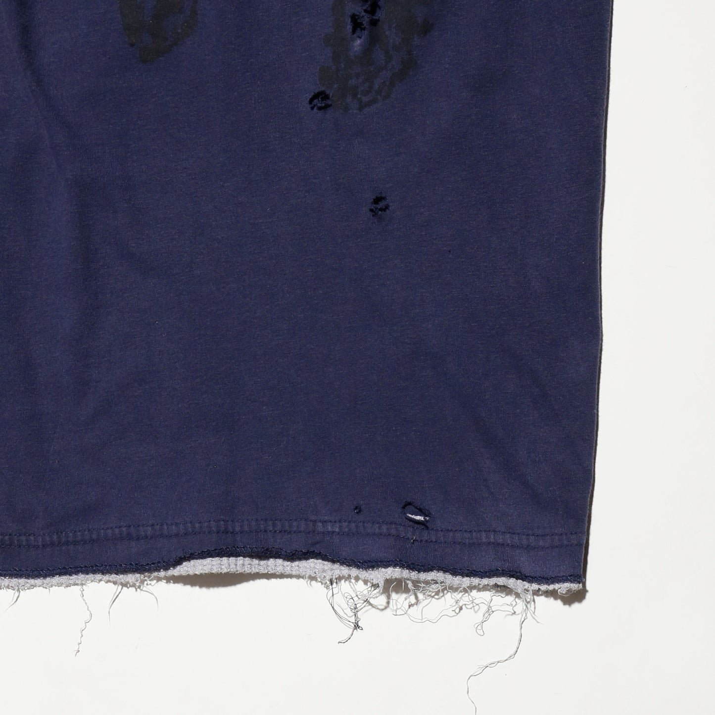 *one-off layered sleeve skull broken l/s