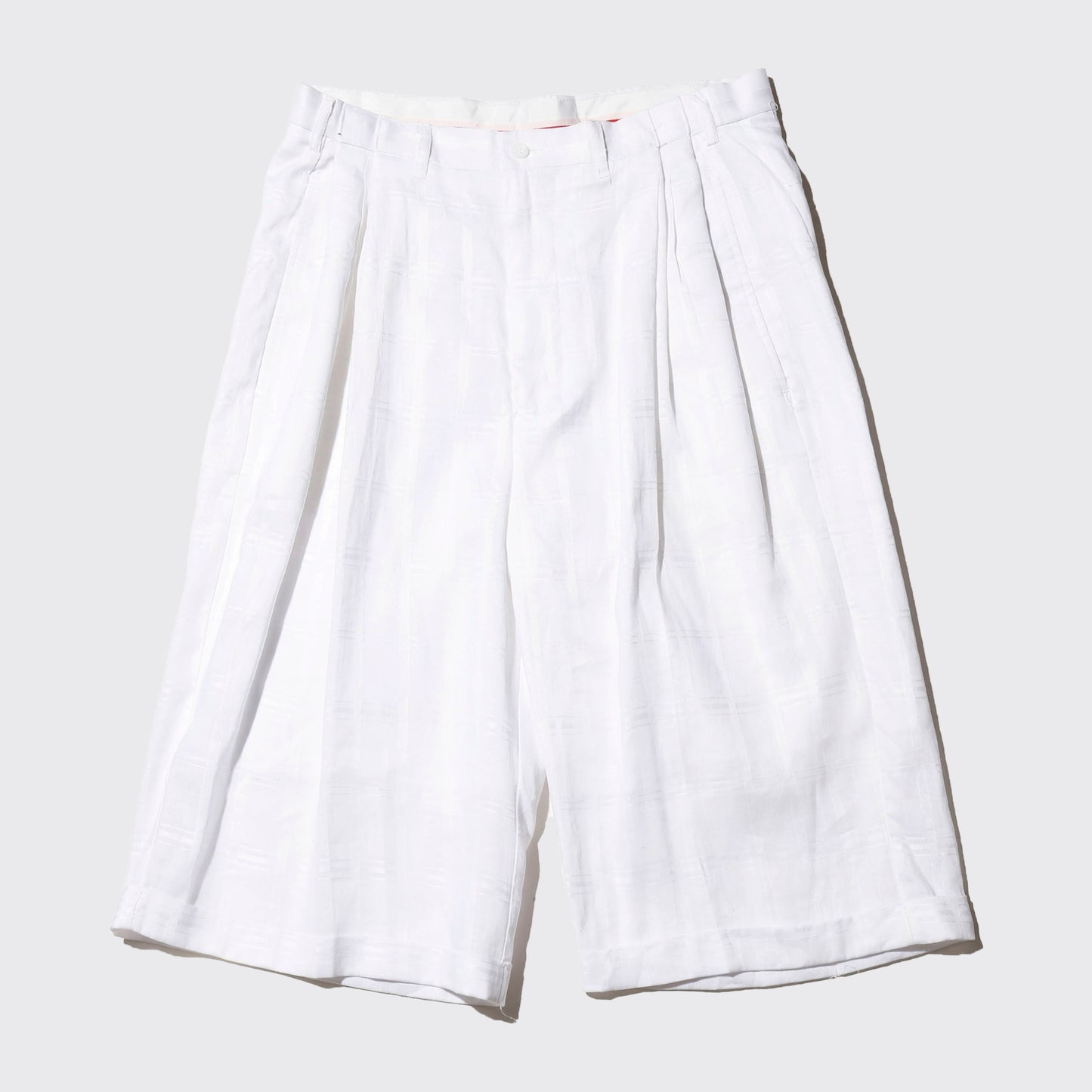 vintage hidden check bermuda shorts