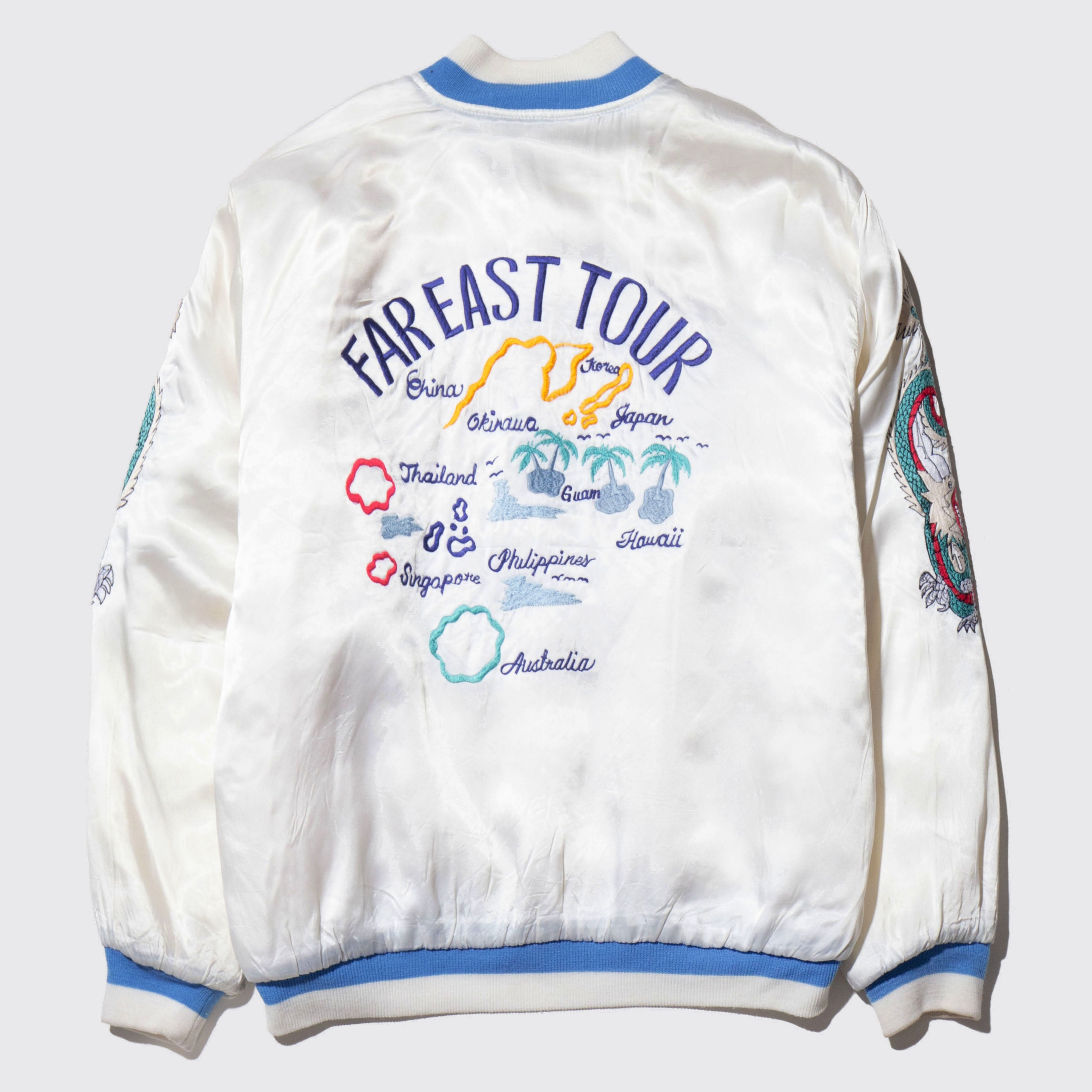 80s〜90s \"FAR EAST TOUR\" souvenir jacket dfce843d0172624d8f449f4b5039e9