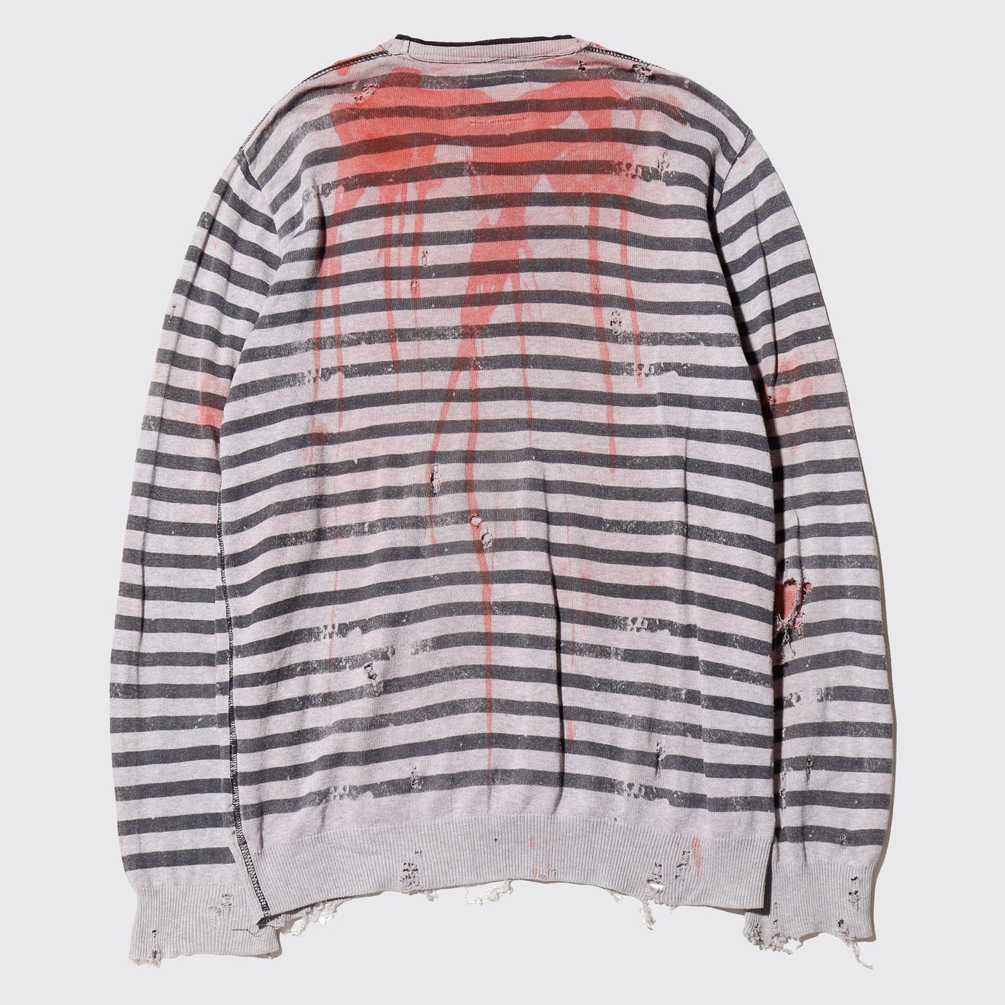 *one-off accident border broken sweater