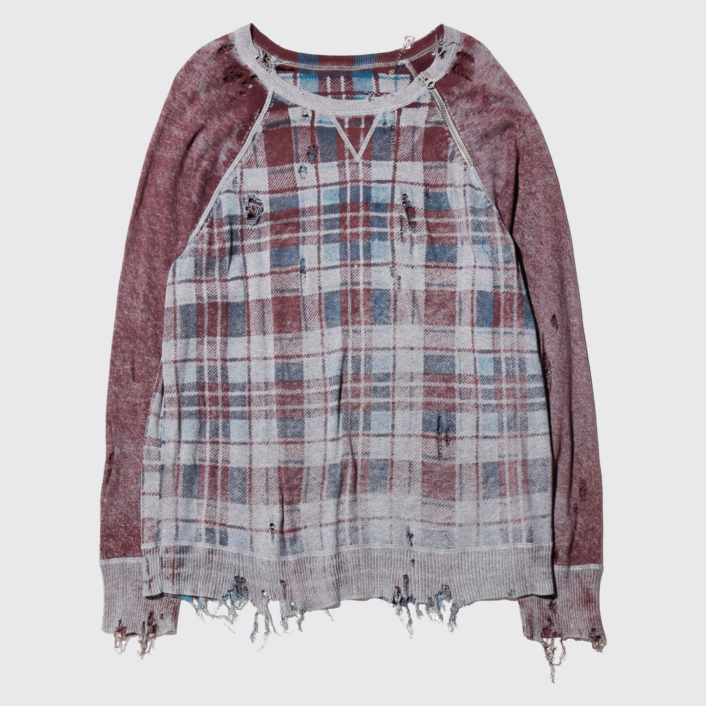 vintage stripe tucked wide slacks