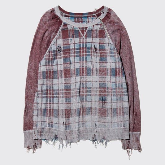 *one-off dust check broken sweater