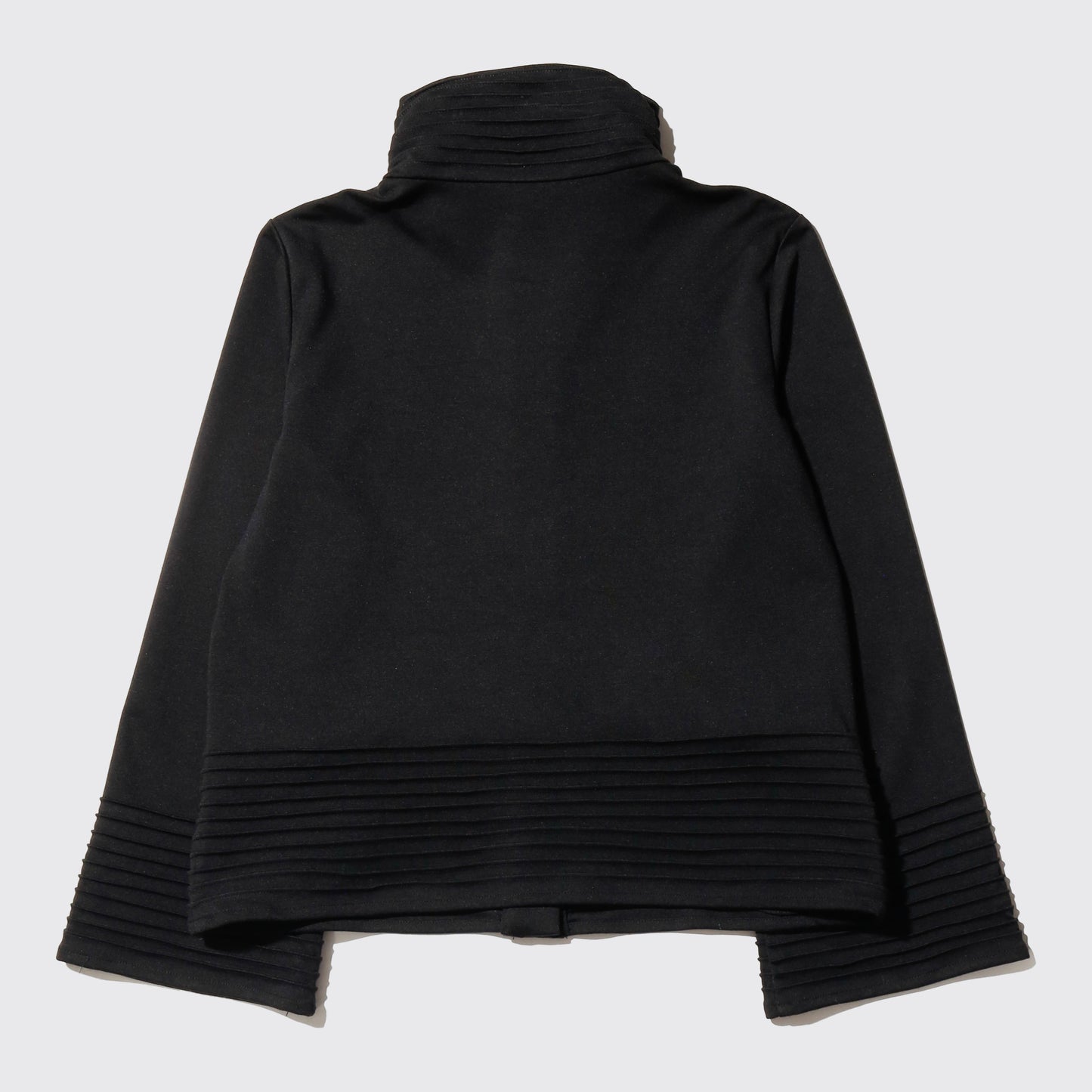 vintage pleats flare sleeve jacket
