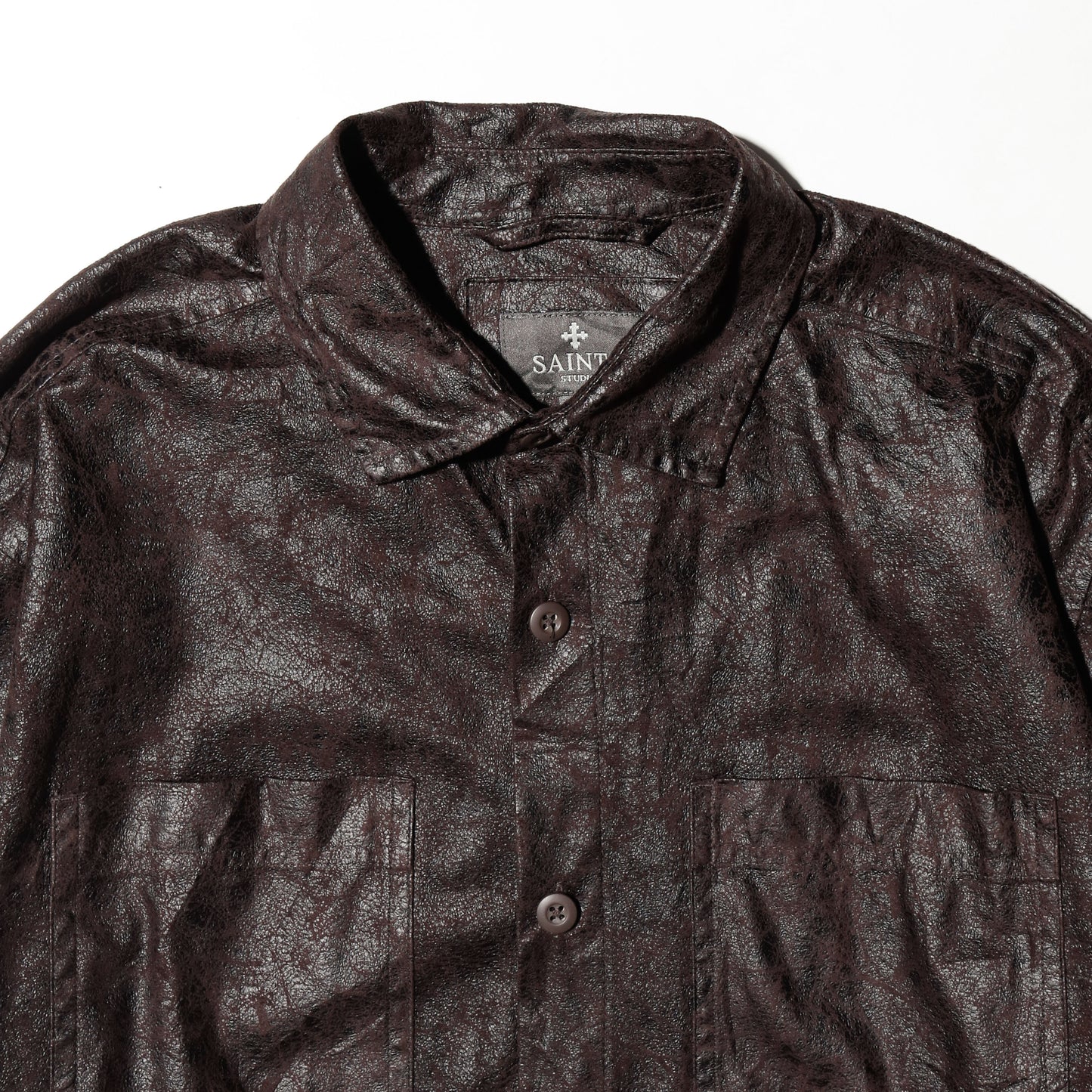 vintage distressed luster shirt