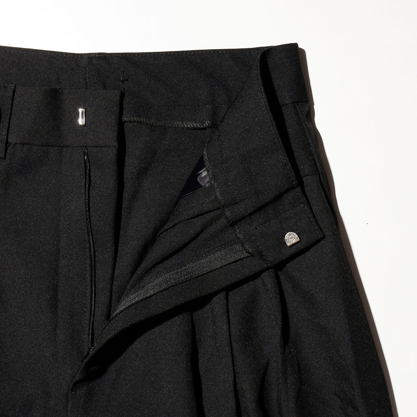 vintage pleats wide slacks