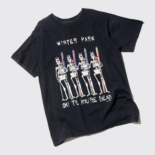 vintage 1992’s cyrk inc. “winter park” skull t-shirt