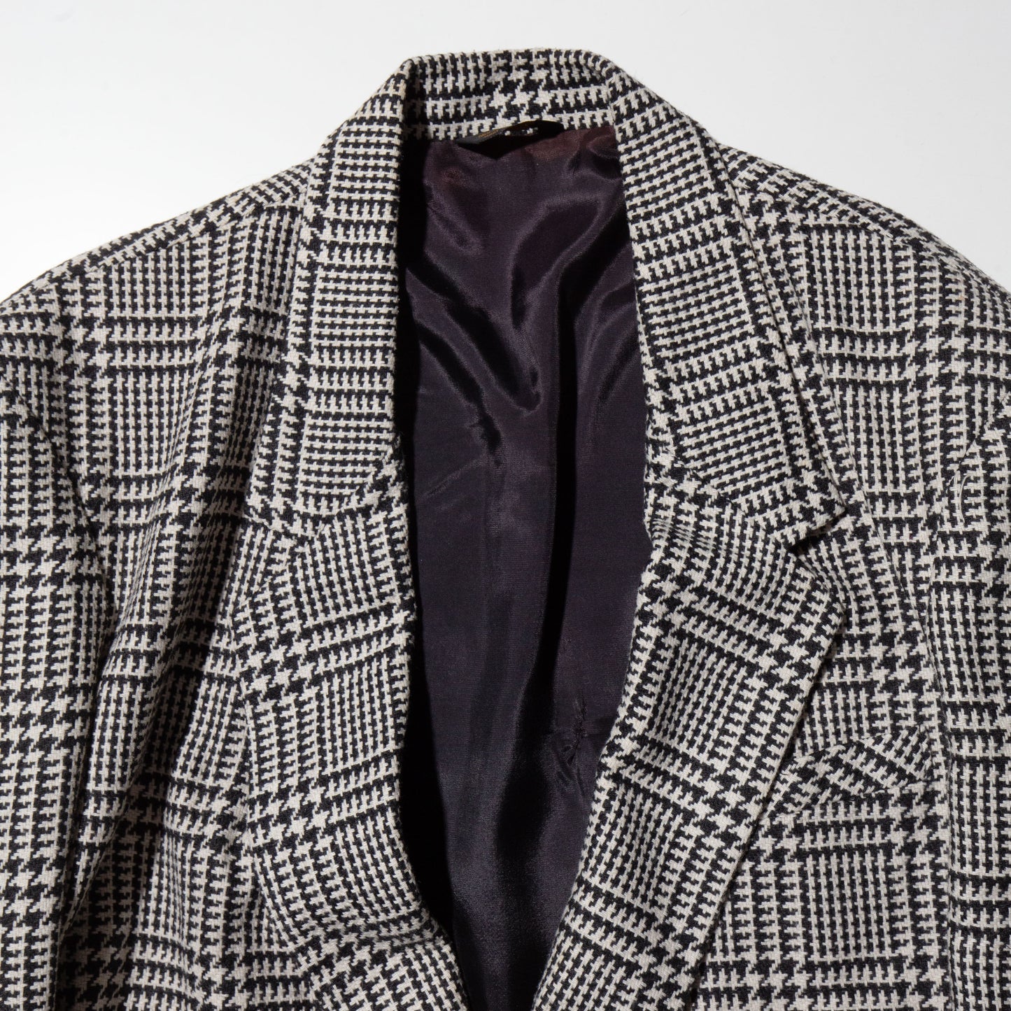 vintage dropped gorge line double breasted tailored jacket