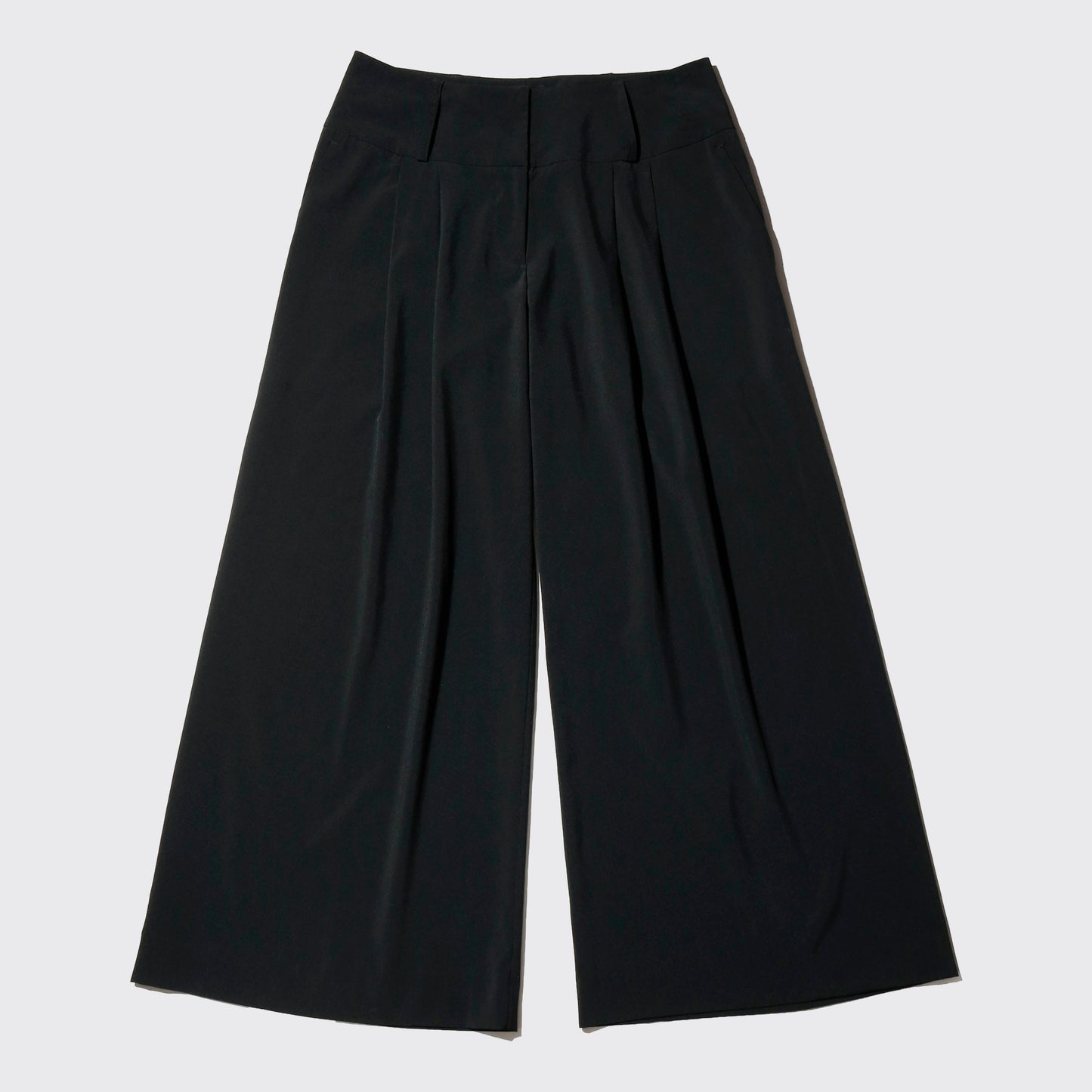 vintage tucked flare wide slacks