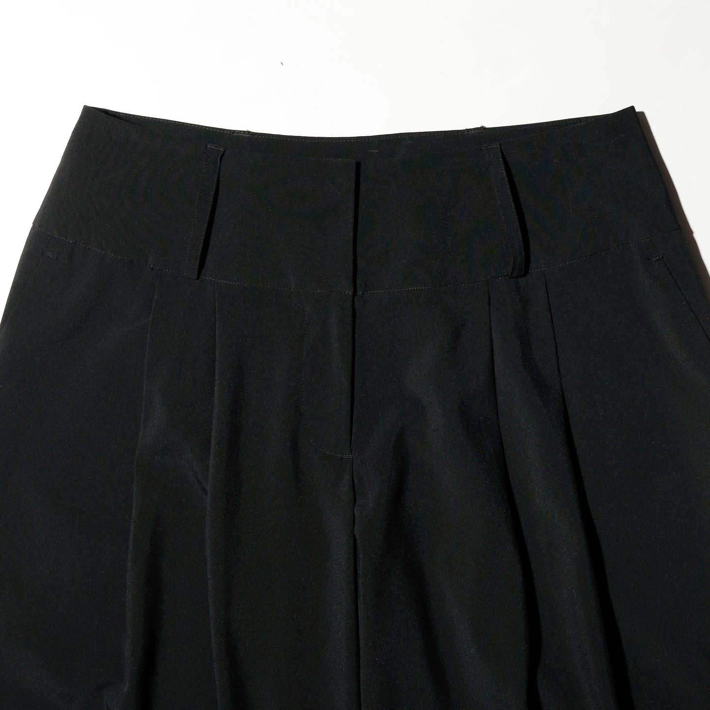 vintage tucked flare wide slacks