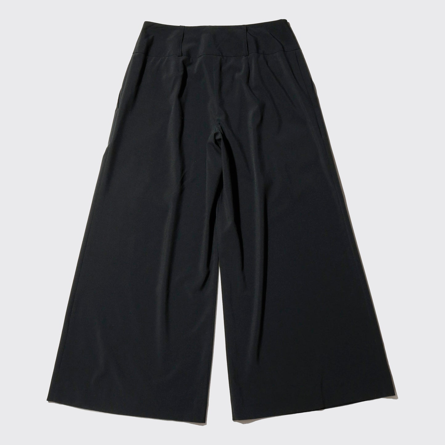 vintage tucked flare wide slacks