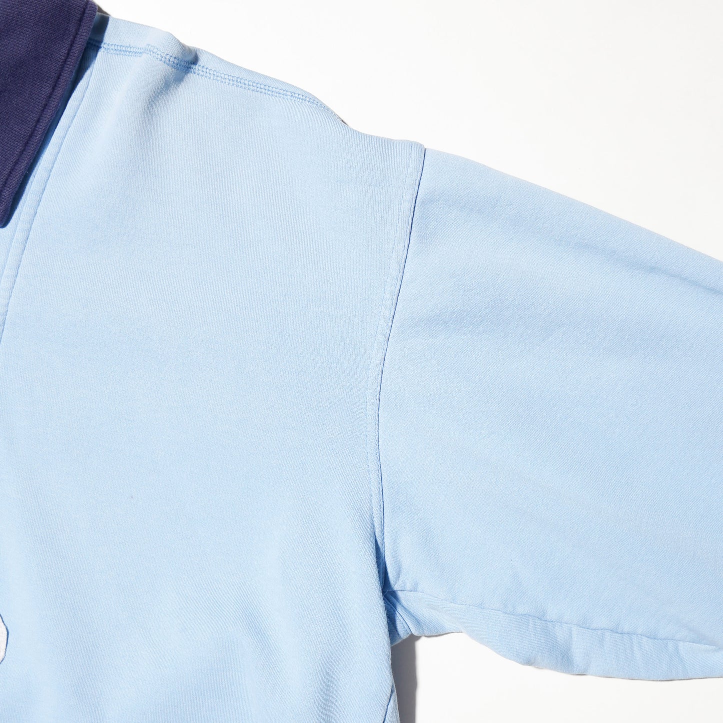 vintage elbow patch half zip sweat