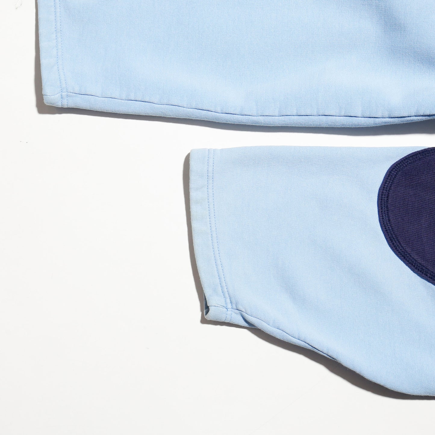 vintage elbow patch half zip sweat