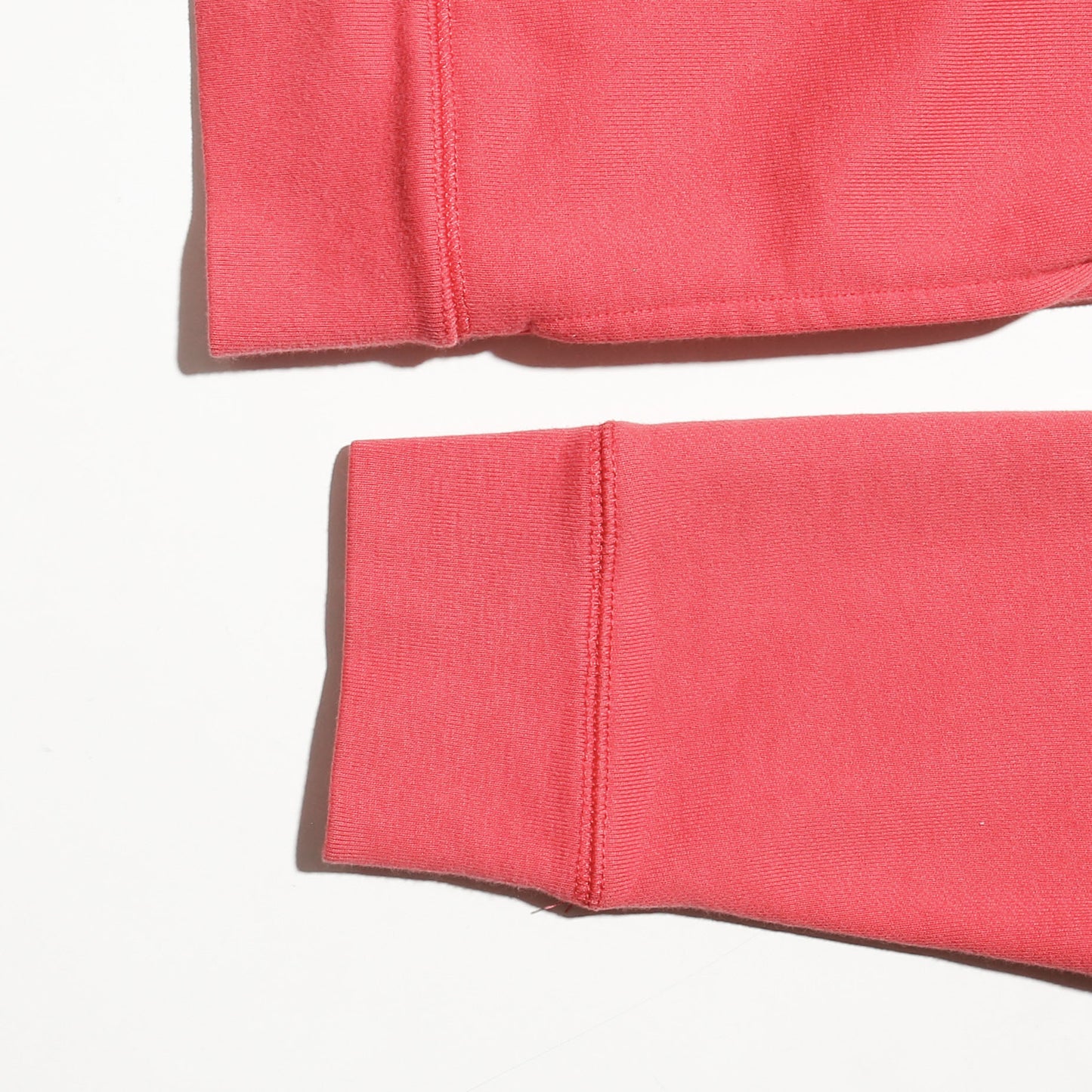 *one-off faded coral zip hoodie