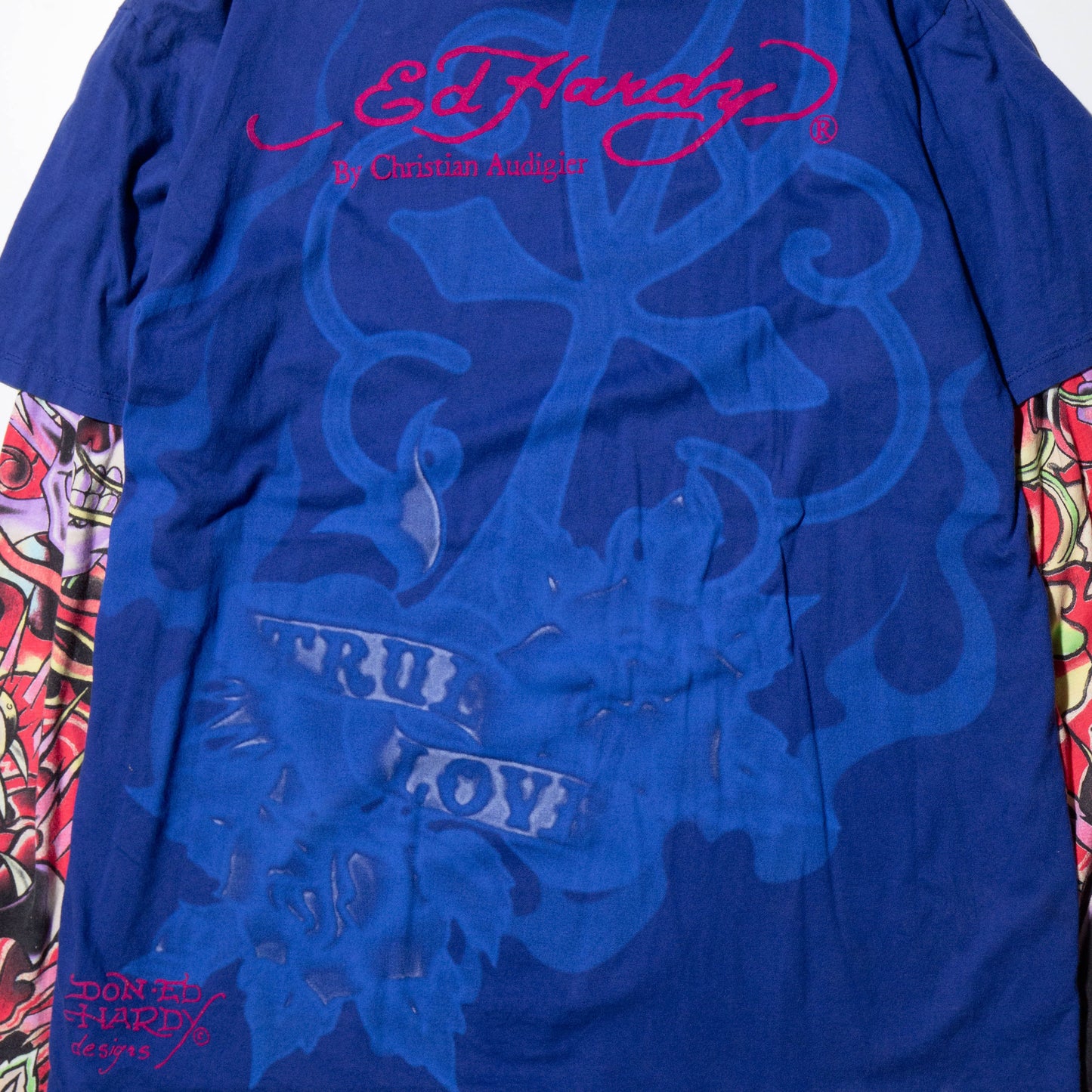 vintage Ed Hardy tatoo sleeve loose l/s