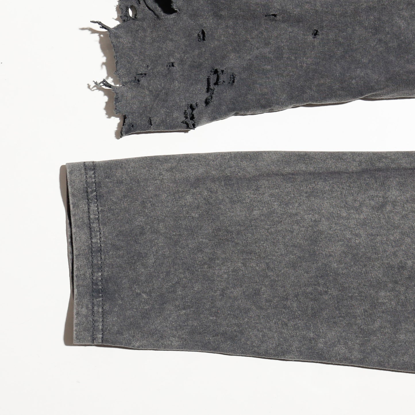 *one-off broken lace up hoodie