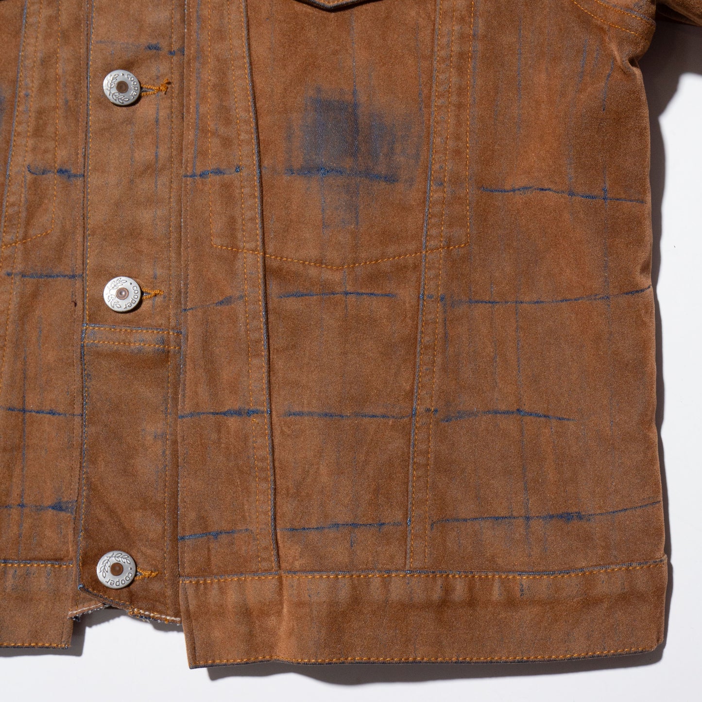 vintage faded trucker jacket