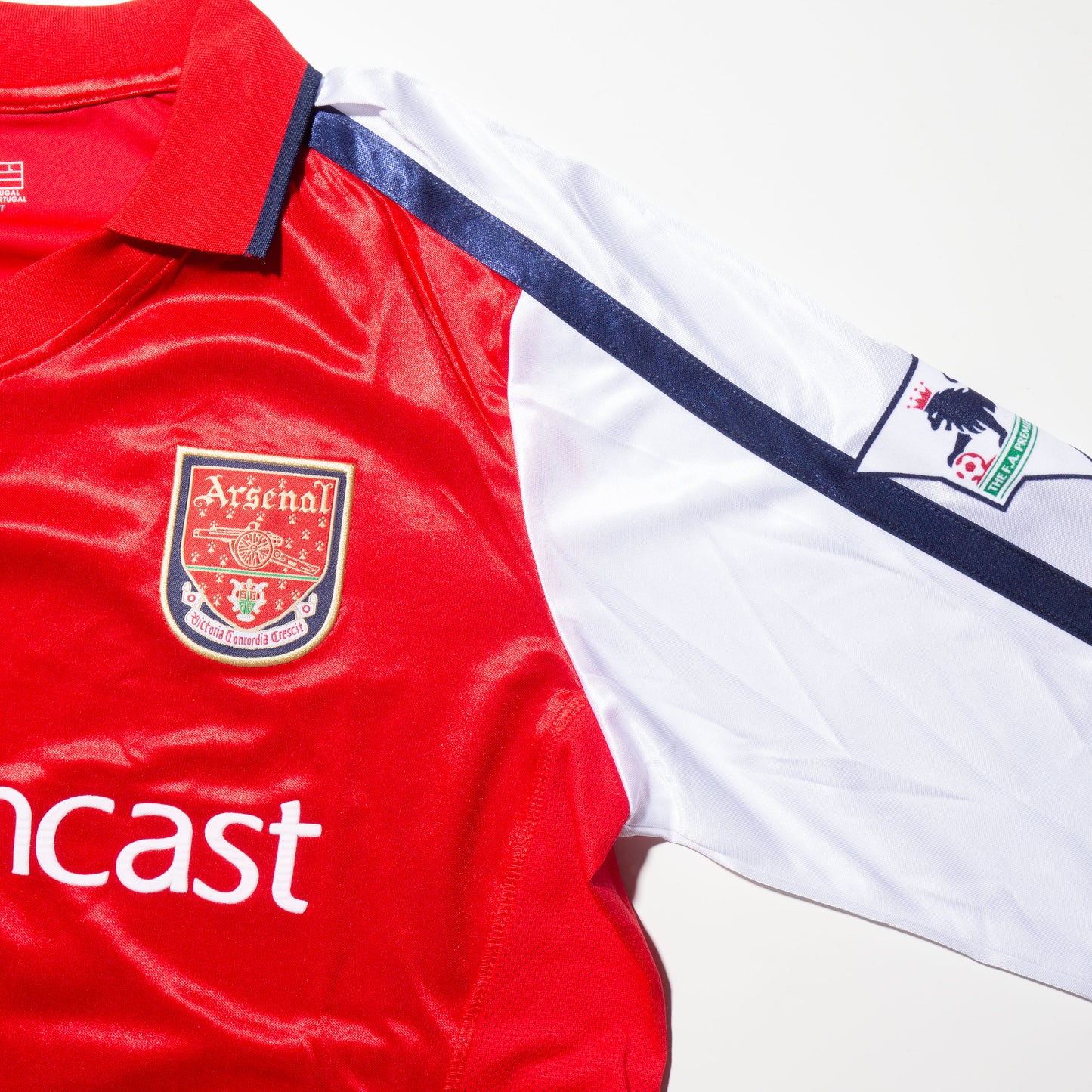 vintage 00/01 Arsenal nike game shirt , sponsor-dreamcast（SEGA）, back-henry