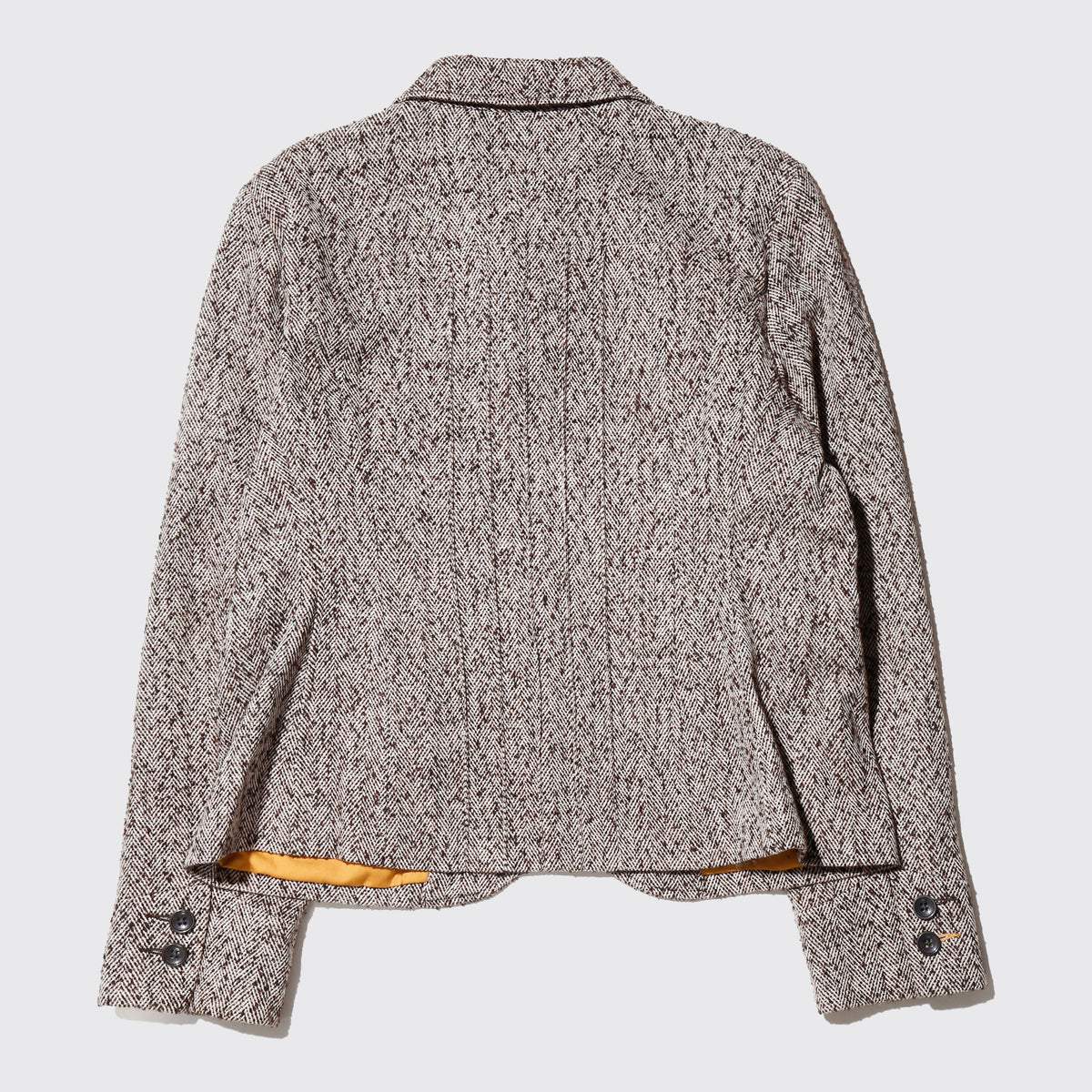 vintage tweed officer jacket