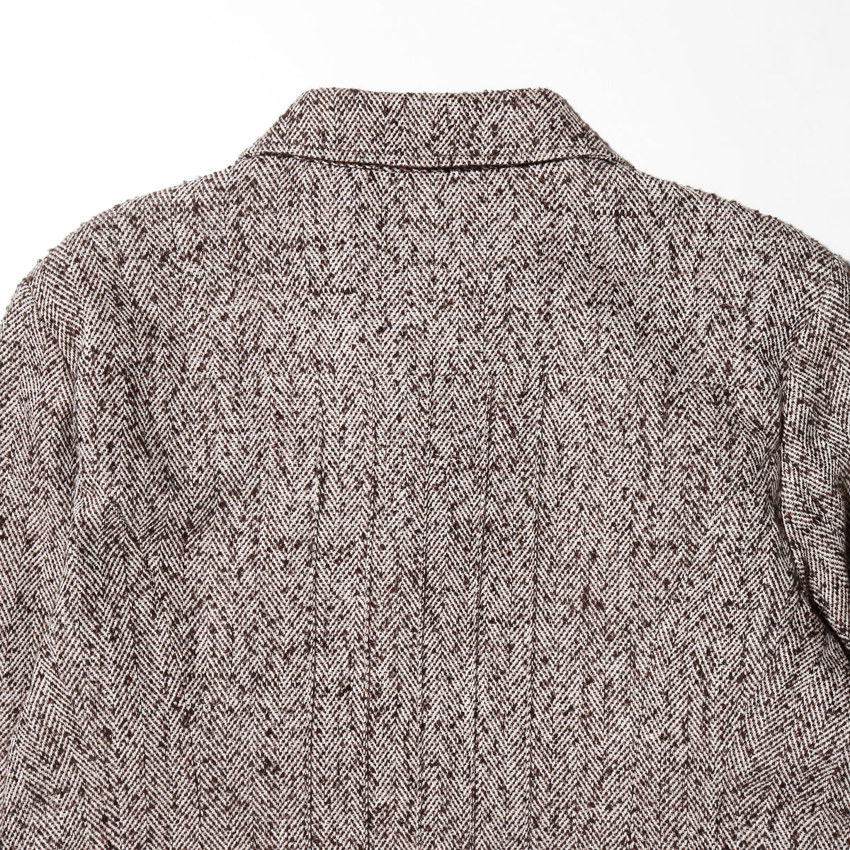 vintage tweed officer jacket
