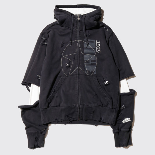 *one-off 00's nike onestar broken hoodie with thermal liner