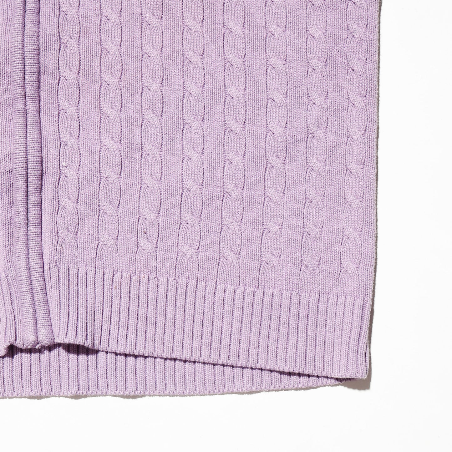 vintage lavender braids knit hoodie
