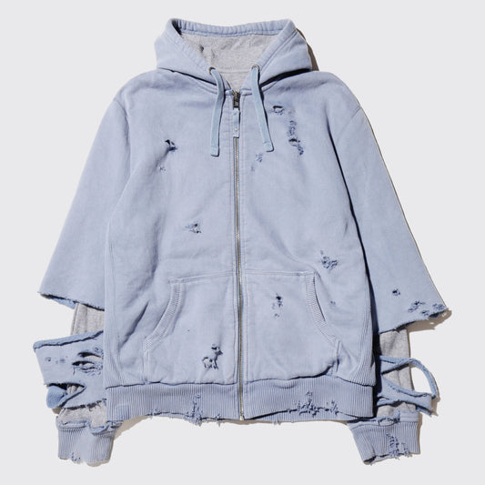 *one-off broken hoodie with thermal liner
