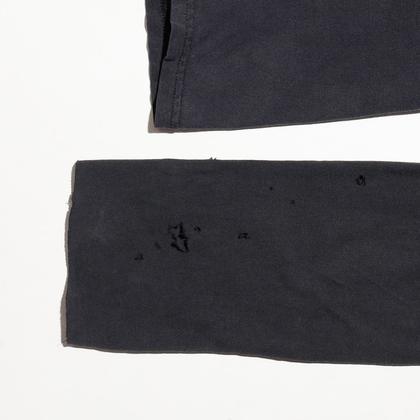 *one-off hybrid hooded cut sew
