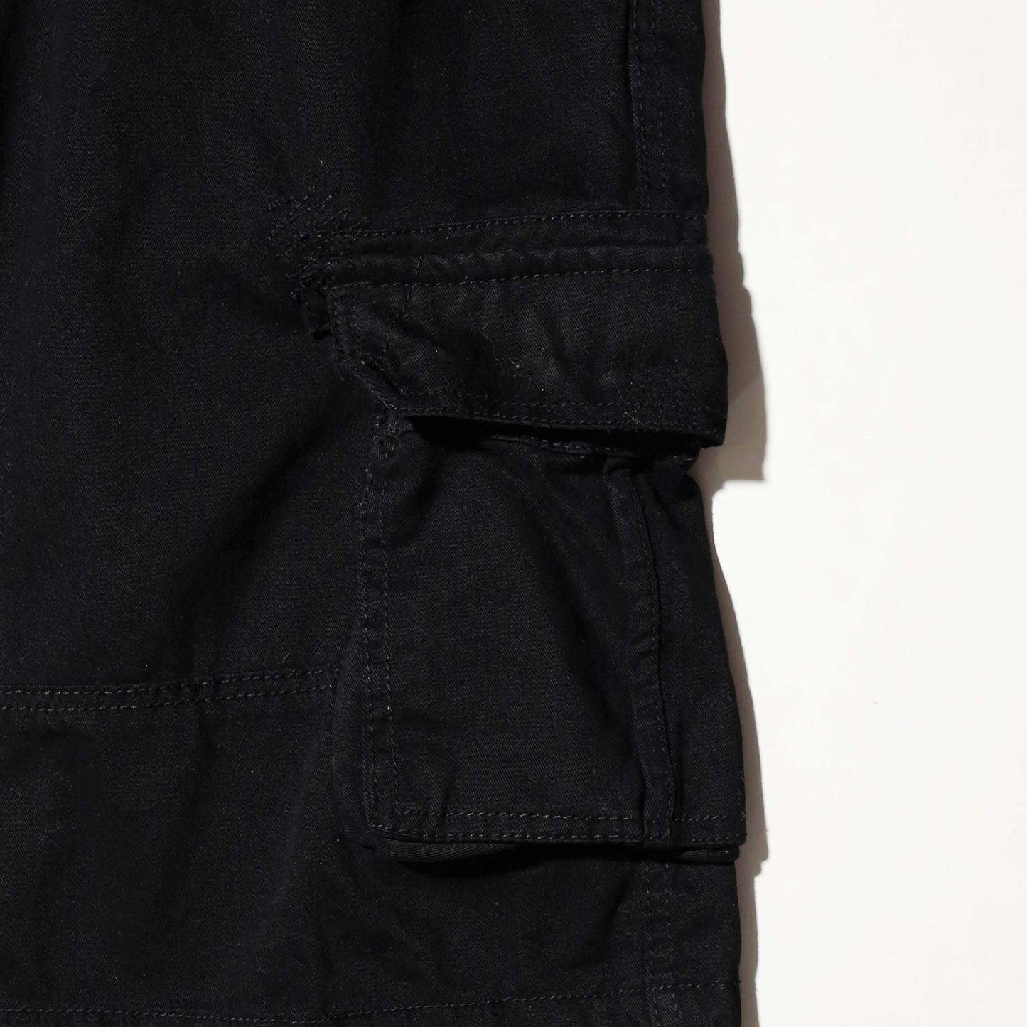 vintage belted wide cargo shorts