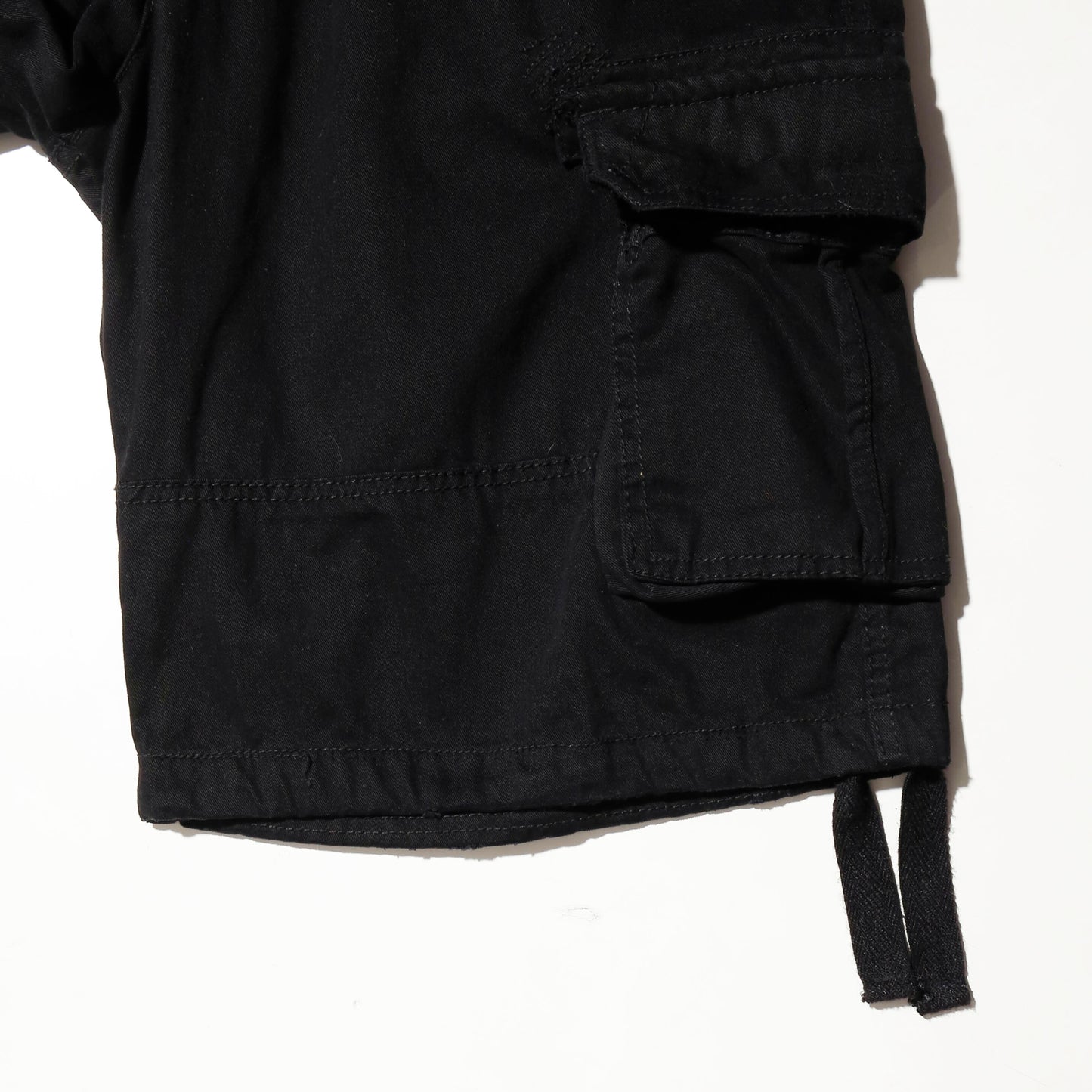 vintage belted wide cargo shorts