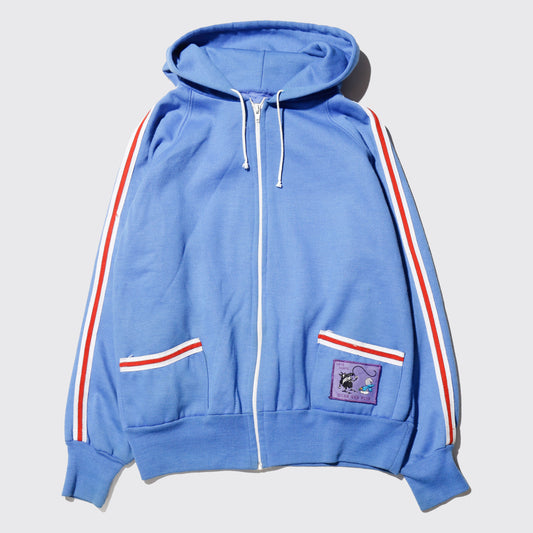 vintage smurf and devil pacth track hoodie