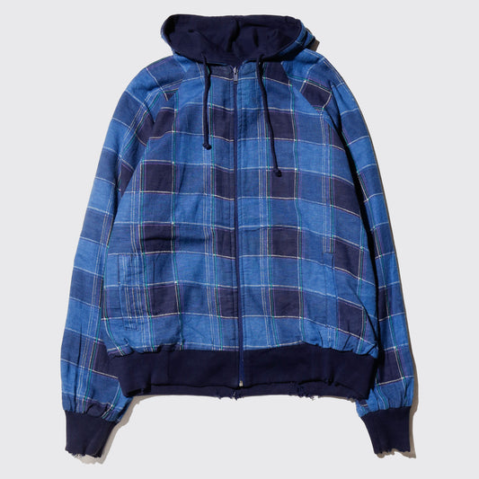 *one-off reversible broken hoodie