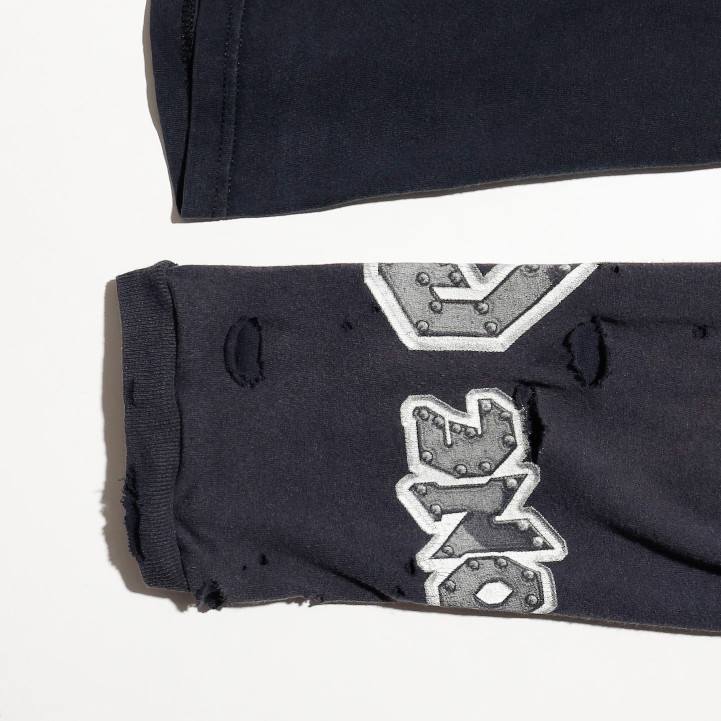 *one-off hybrid hooded cut sew