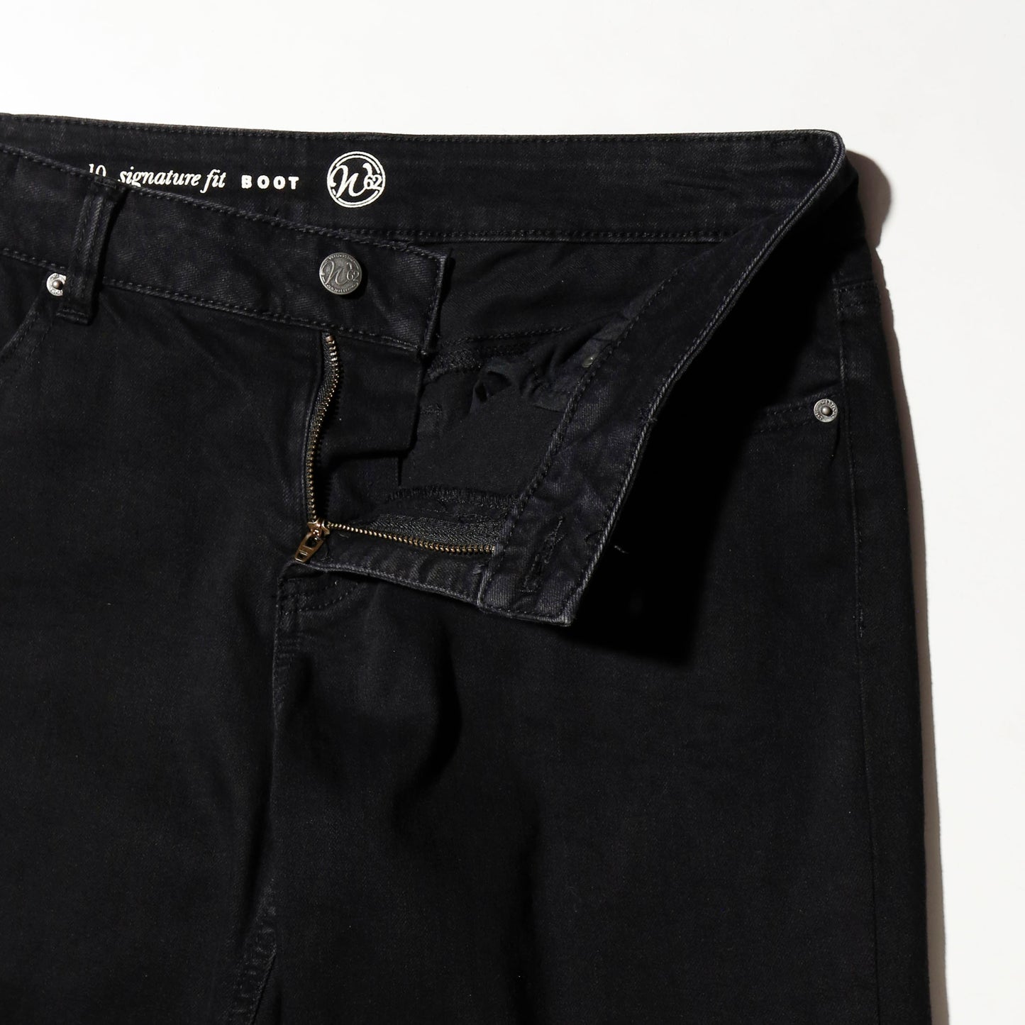 vintage low rise shinny flare jeans