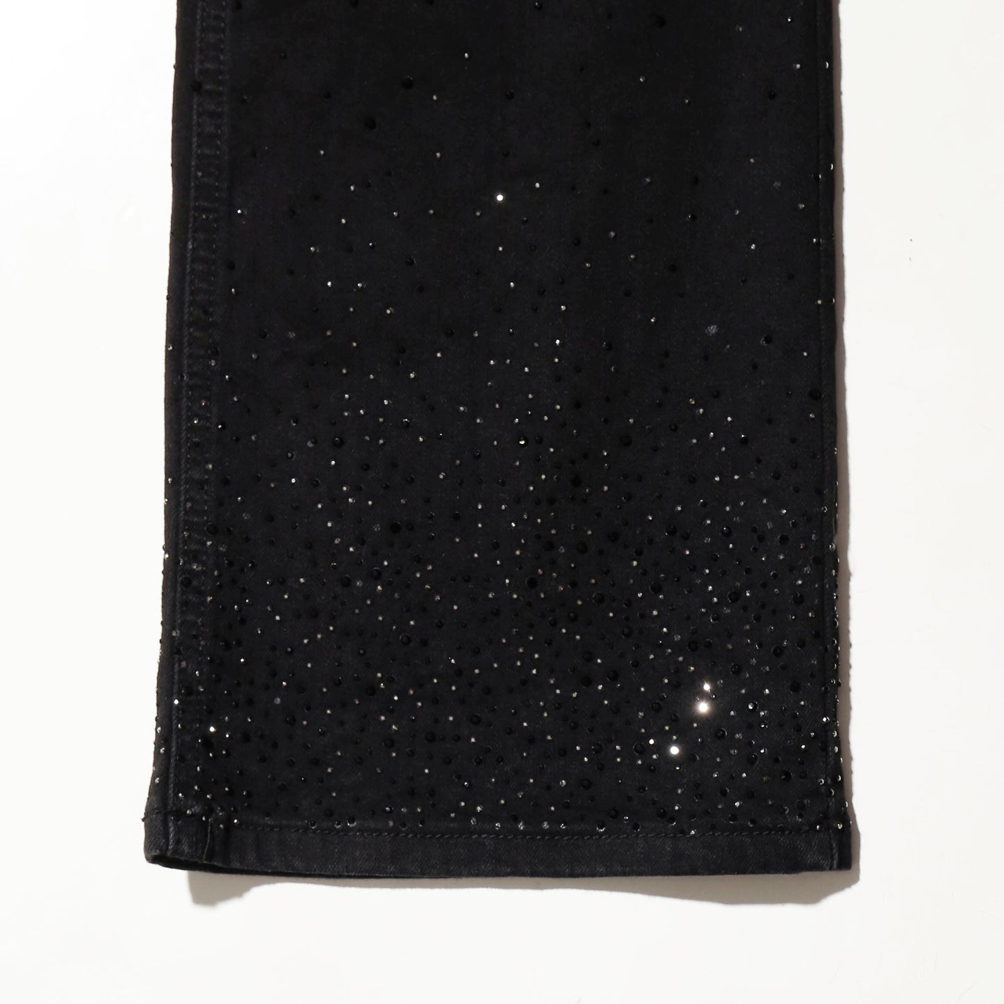 vintage low rise shinny flare jeans
