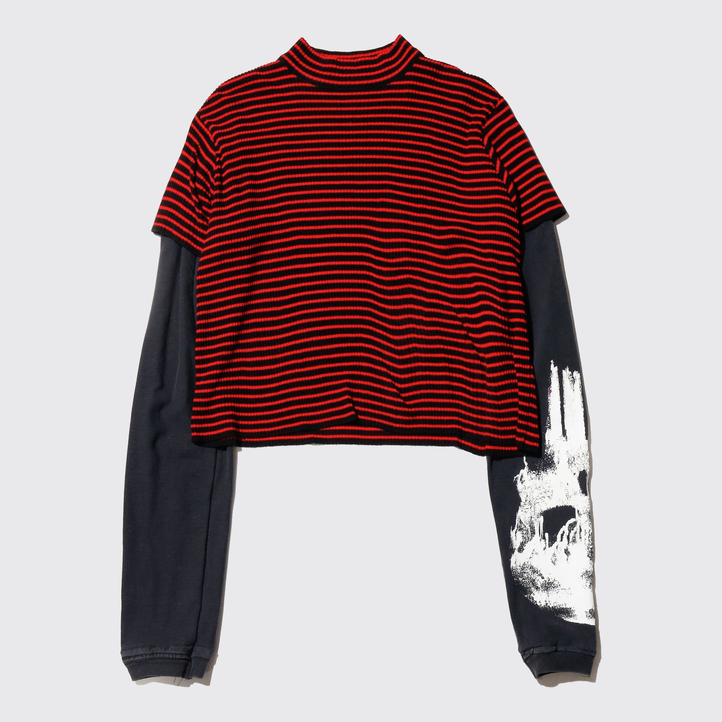 *one-off hybrid border cut sew