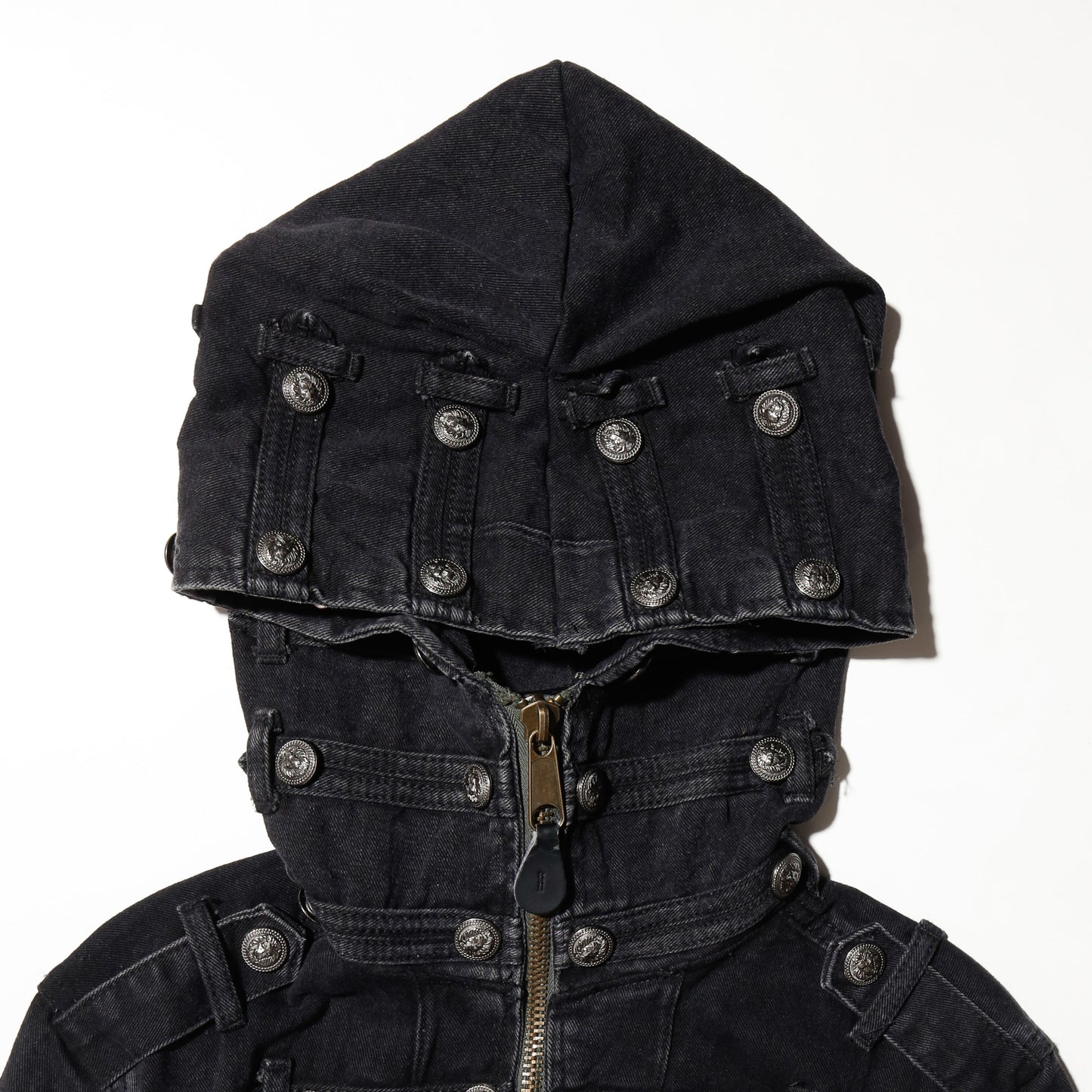 *one-off hooded napoleon jacket