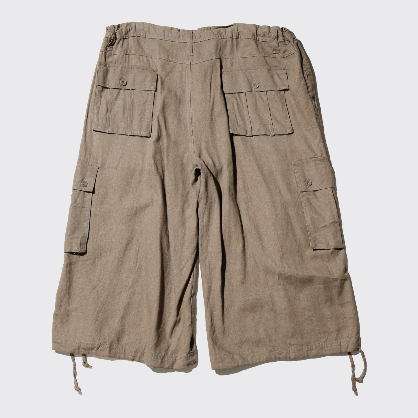 vintage bermuda linen cargo shorts