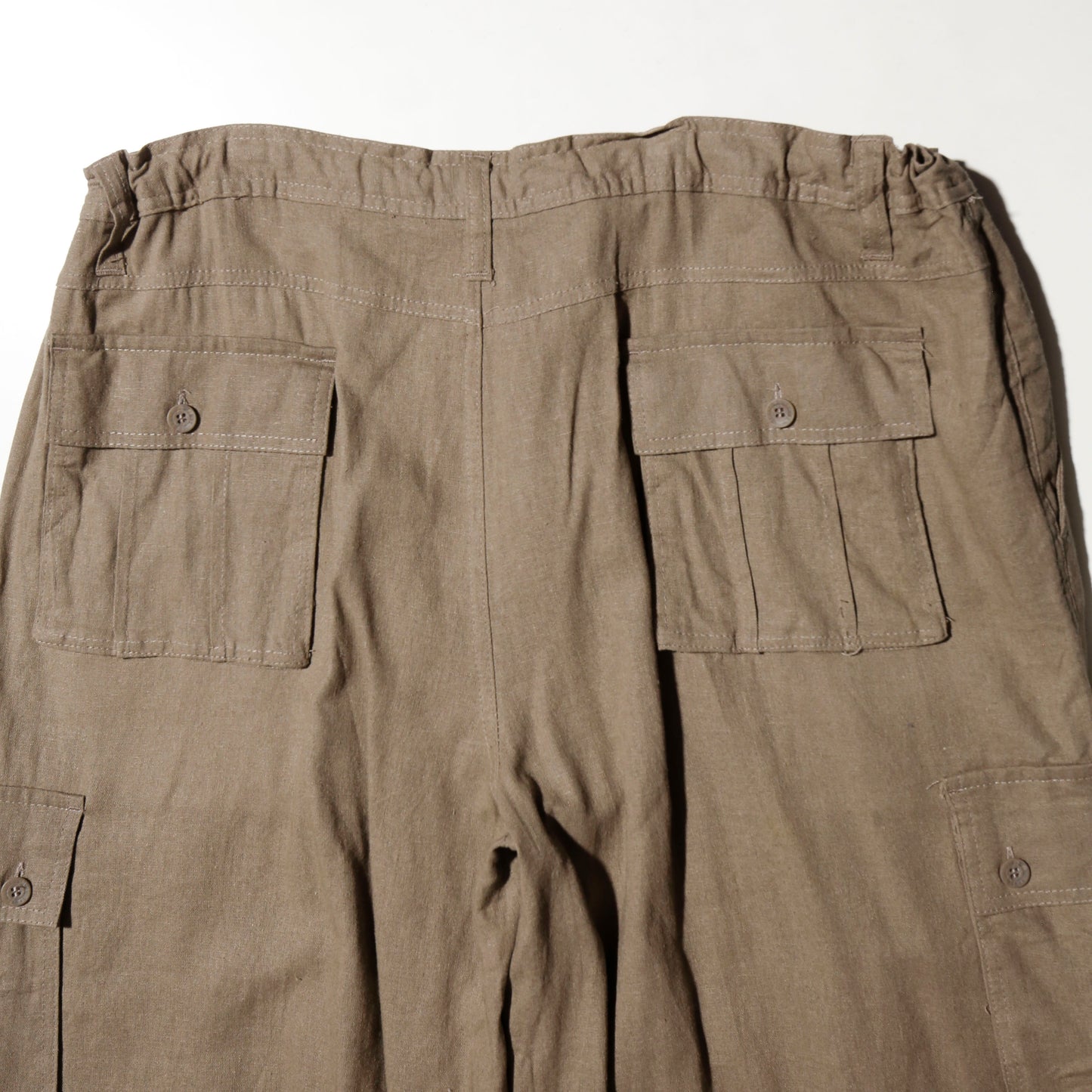 vintage bermuda linen cargo shorts
