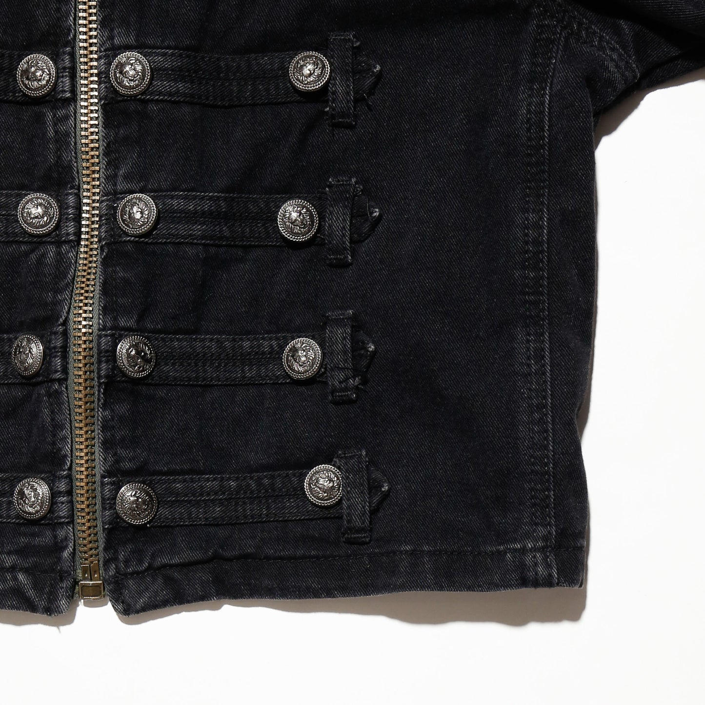 *one-off hooded napoleon jacket